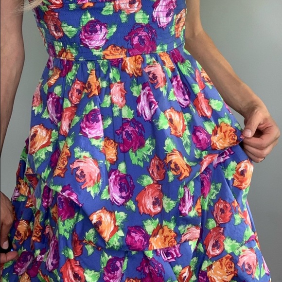 Size 10 Dress Barn Floral Dress - Picture 2 of 9